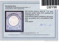 Deutsches Reich 26 postfrisch Befund Krug BPP #DBY96