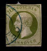 Hannover 18 gestempelt Mängel #DCS22