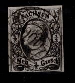 Sachsen 8 II x gestempelt tiefst geprüft Rismondo BPP Nr. 100 "Sayda" #DCS57