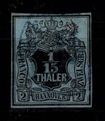 Hannover 4 gestempelt Mängel #DCS07