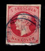 Hannover 14 gestempelt Marke ist hinterlegt #DCS18