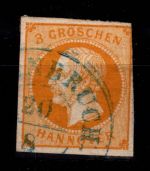 Hannover 16 gestempelt leichte Mängel #DCS20