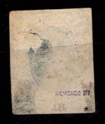 Sachsen 2 II b gestempelt geprüft Rismondo BPP, dünne Stellen #DCS42