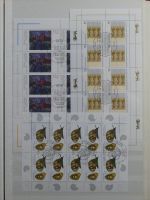 BRD Bund 91 Stück 10er Bögen gestempelt im Einsteckalbum #MA376