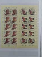 BRD Bund 91 Stück 10er Bögen gestempelt im Einsteckalbum #MA376