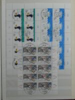 BRD Bund 91 Stück 10er Bögen gestempelt im Einsteckalbum #MA376