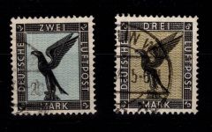 Deutsches Reich 383-384 gestempelt 383 tiefst geprüft Oechsner BPP #DCB77