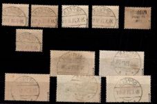 Abstimmungsgebiete Oberschlesien 30-40 gestempelt geprüft Weinberg BPP #DCB97