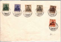 Marienwerder 22-25 u.a. auf Brief ungelaufen #DCC00