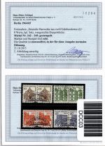 Berlin 242-249 gestempelt als Paare, Befund Schlegel BPP, einwandfrei #DCC03