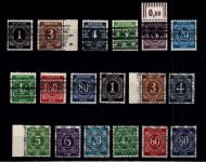 Bi-Zone I/I DD-IX/I DD, I/II DD-IX/II DD postfrisch Fotoattest Schlegel #DCC17