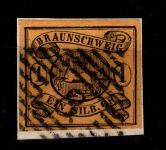 Braunschweig 6 b gestempelt tiefst signiert #DDJ95