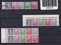 BRD Bund Lot aus Heuss yI und yII postfrisch und etwas gestempelt #DDK79