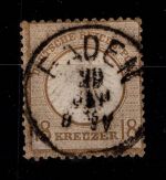 Deutsches Reich 10 gestempelt geprüft Hennies BPP #DDL07