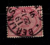 Deutsches Reich 37 e gestempelt tiefst geprüft Wiegand BPP #DDL33