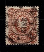 Deutsches Reich 43 a gestempelt geprüft Wiegand BPP #DDL39