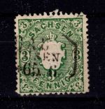 Sachsen 14 a gestempelt tiefst geprüft Rismondo BPP #DCT75