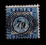 Baden 19 b gestempelt doppelt tiefst geprüft Brettl BPP #DCV10