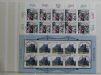 BRD Bund 85 Stück 10er Bögen gestempelt im Einsteckalbum #MA378