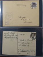 Französische Zone Reste einer großen Briefesammlung im Einsteck Album #MA383