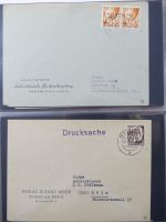 Französische Zone Reste einer großen Briefesammlung im Einsteck Album #MA383