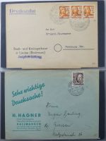 Französische Zone Reste einer großen Briefesammlung im Einsteck Album #MA383