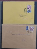 Französische Zone Reste einer großen Briefesammlung im Einsteck Album #MA383