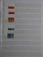 BRD Bund Marken mit Formnummern im Einsteck-Album #MA400