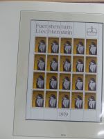 Liechtenstein Kleinbogenmappe im Lindner T falzlos Vordruck #MA403