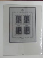 Liechtenstein Kleinbogenmappe im Lindner T falzlos Vordruck #MA403