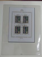 Liechtenstein Kleinbogenmappe im Lindner T falzlos Vordruck #MA403