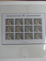 Liechtenstein Kleinbogenmappe im Lindner T falzlos Vordruck #MA403