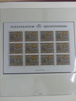 Liechtenstein Kleinbogenmappe im Lindner T falzlos Vordruck #MA403