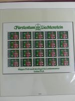 Liechtenstein Kleinbogenmappe im Lindner T falzlos Vordruck #MA403