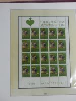 Liechtenstein Kleinbogenmappe im Lindner T falzlos Vordruck #MA403