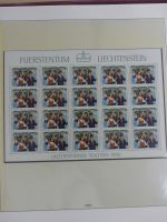 Liechtenstein Kleinbogenmappe im Lindner T falzlos Vordruck #MA403