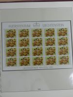 Liechtenstein Kleinbogenmappe im Lindner T falzlos Vordruck #MA403