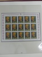 Liechtenstein Kleinbogenmappe im Lindner T falzlos Vordruck #MA403