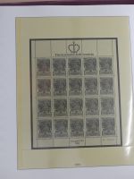 Liechtenstein Kleinbogenmappe im Lindner T falzlos Vordruck #MA403