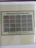 Liechtenstein Kleinbogenmappe im Lindner T falzlos Vordruck #MA403