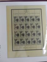 Liechtenstein Kleinbogenmappe im Lindner T falzlos Vordruck #MA403