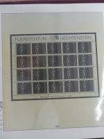 Liechtenstein Kleinbogenmappe im Lindner T falzlos Vordruck #MA403