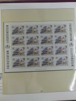 Liechtenstein Kleinbogenmappe im Lindner T falzlos Vordruck #MA403