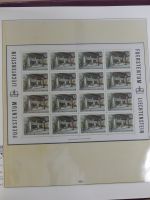 Liechtenstein Kleinbogenmappe im Lindner T falzlos Vordruck #MA403