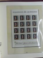 Liechtenstein Kleinbogenmappe im Lindner T falzlos Vordruck #MA403