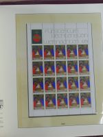Liechtenstein Kleinbogenmappe im Lindner T falzlos Vordruck #MA403