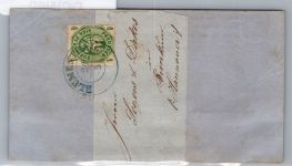 Preußen 14 auf Brief als Einzelfrankatur Drucksache #DCW69