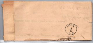 Norddeutscher Bund auf Insinuationsdokument mit Hufeisenstempel Coeln #DCY99