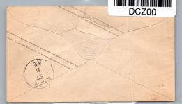 Norddeutscher Bund U 1 als Ganzsache mit Hufeisenstempel Coeln #DCZ00