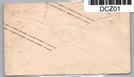 Norddeutscher Bund U 1 als Ganzsache mit Hufeisenstempel Lübeck #DCZ01